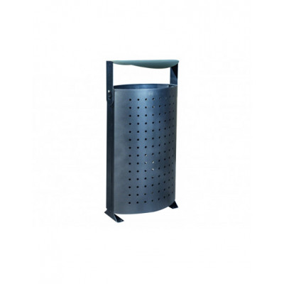 Lot de 3 corbeilles acier...