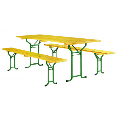 5 tables et 10 bancs réception