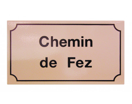 Plaque de rue