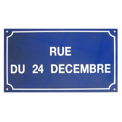 Plaque de rue