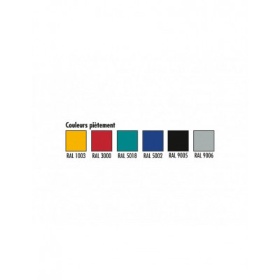 Hauteur assise :taille 2 : 316 mmtaille 3 : 348 mmtaille 4 : 382 mmtaille 5 : 427 mmtaille 6 : 465 mm 2