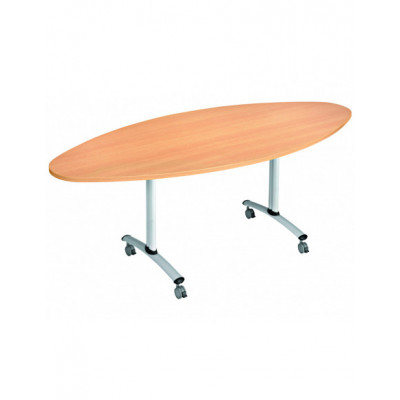 Table basculante ovale