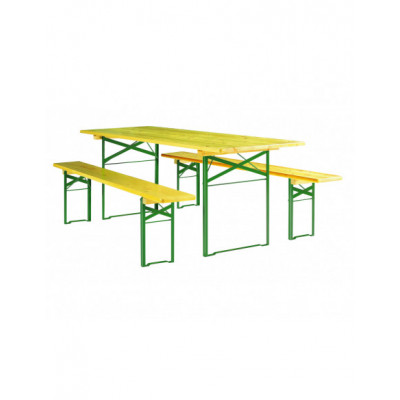 *1 ensemble : 1 table + 2 bancs 2