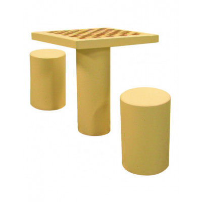 Table de jeux béton...