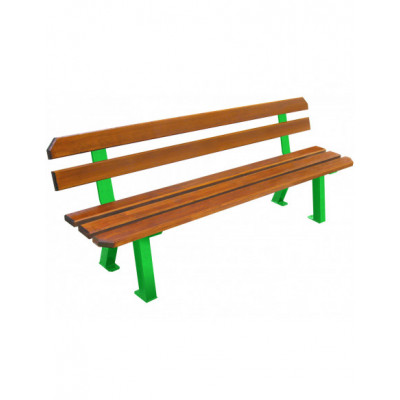 Banc bois exotique Suez 195 cm