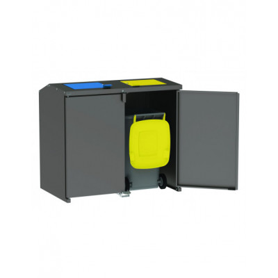 Cache-conteneurs fermé en...