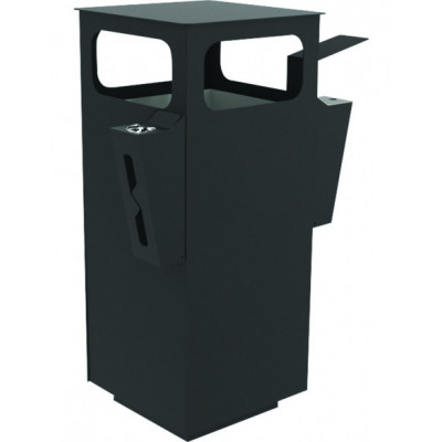 Corbeille publique métal...