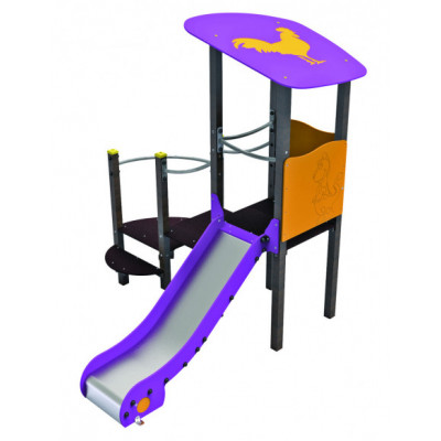 Tour Dino avec toboggan 2