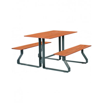 Table de pique-nique lames... 2