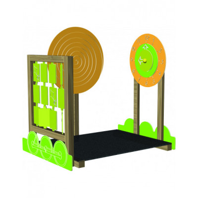 Petit train wagon panneaux...