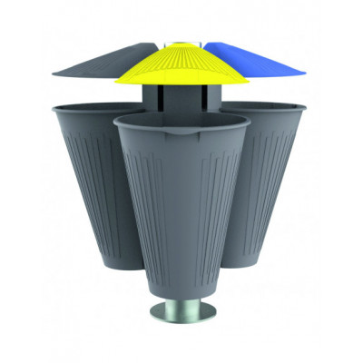 Lot de 3 corbeilles de tri...