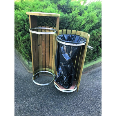 Corbeille en pin Caracara... 2