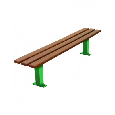 Banquette en bois exotique...