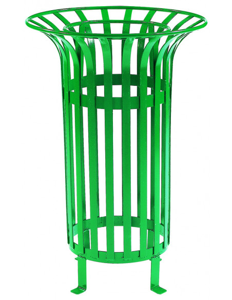 Avec support-sac RAL 6005
