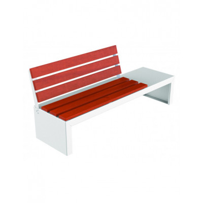 Banc  public acier et bois... 2
