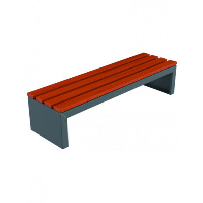 Banquette urbaine lames...