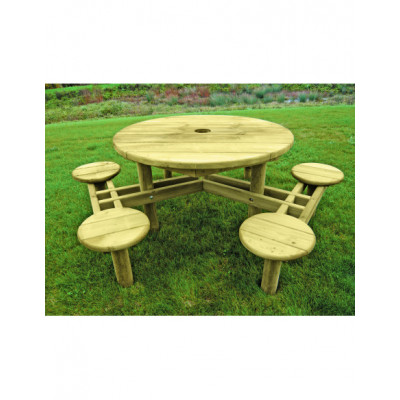 Table pique-nique en pin...