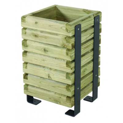 Corbeille en pin Milo 50 L