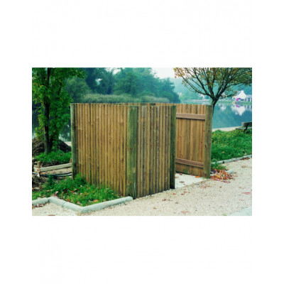 Cache-conteneurs rondins en... 2