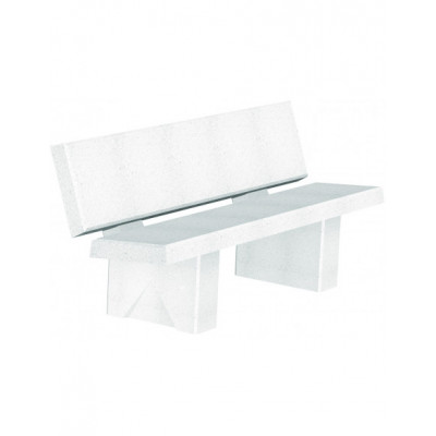Banc béton Poulen 175 cm 2