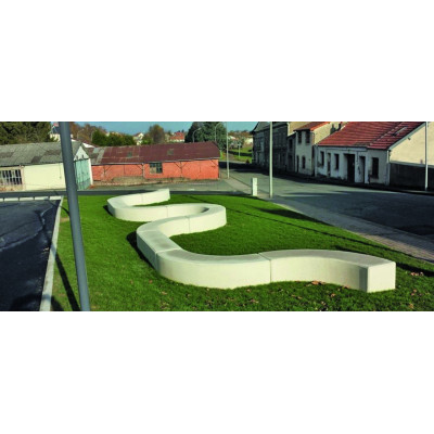 Banquette béton Baguio 212 cm 2