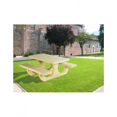 Table pique-nique béton...