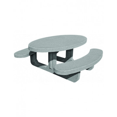 Table pique-nique béton Lotus 2