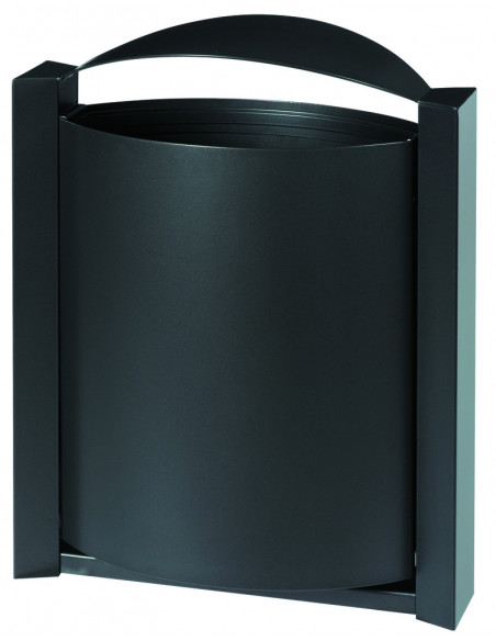 Corbeille 40 litres murale