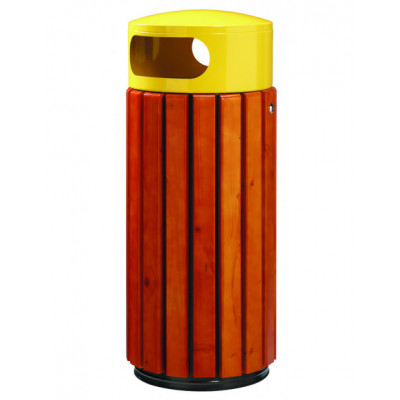 Corbeille Bois/métal 60 L 2