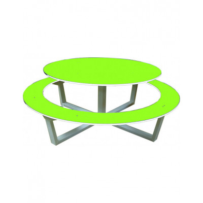 Table pique-nique ronde...