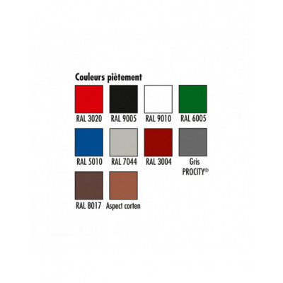 Corbeille acier Olbia 80 L 2