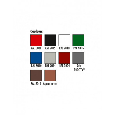 Corbeille acier Paruline 80 L 2