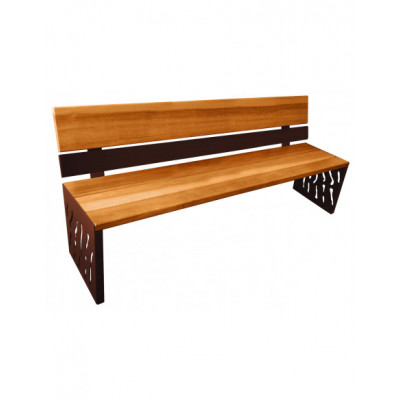 Banc dossier bois + 1 lame...