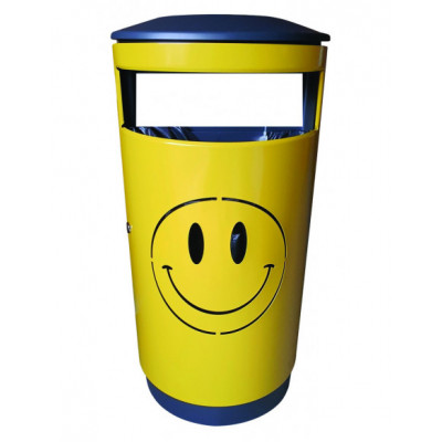 Corbeille acier ludique...