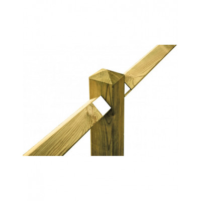 Clôture bois Loiret - poteau 2