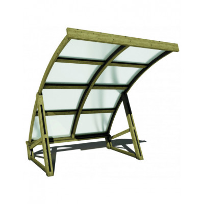 Abri vélo Modo bois 2