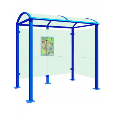 Station-bus poteaux carrés... 2