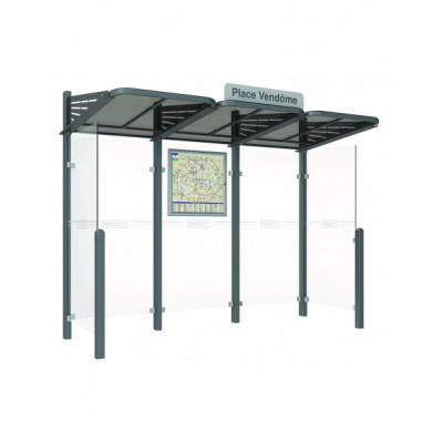 Abri Conviviale® acier + 2...