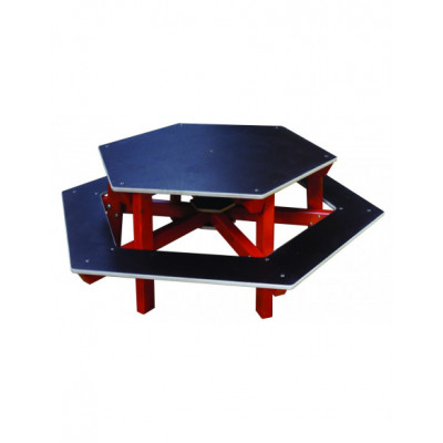 Table et banc hexagonale... 2