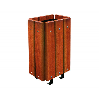 Lot de 3 corbeilles bois Léa