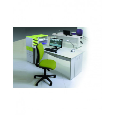 Bureau Dual pieds panneaux 2