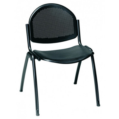 Chaise métal Star coloris noir