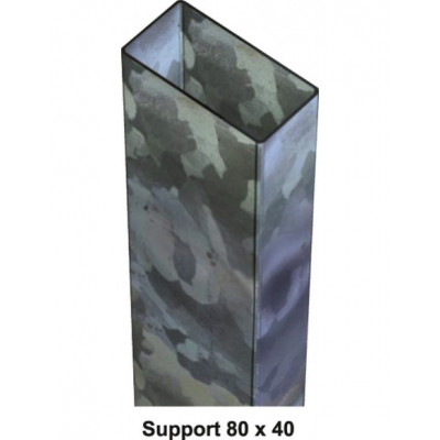 Support acier galvanisé 80...