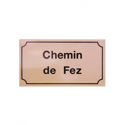 Plaque de rue