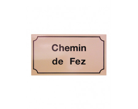 Plaque de rue