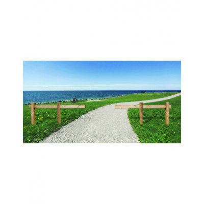 Barrière coulissante double...