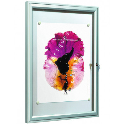 3 vitrines intérieures...