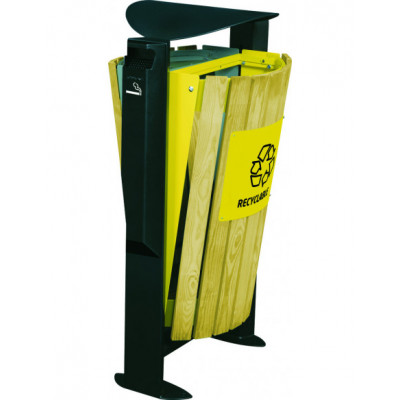 2 corbeilles de tri avec...