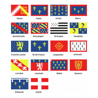 Pavillon et drapeau Province