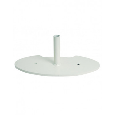 Pied porte-drapeaux en acier 2